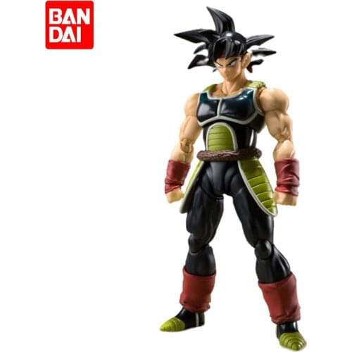 Bandai Shf DRAGON BALL Son Goku Father Burdock Assembled Figure Model Moving Doll Decorations Childrens Gifts
