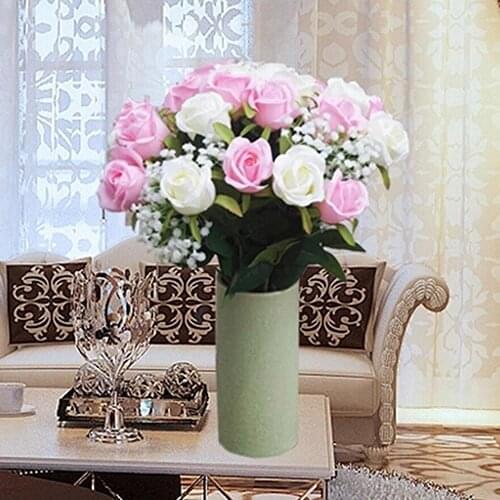 1 Pc Artificial Flower Fake Rose Wedding Bridal Party Home Garden Decoration
