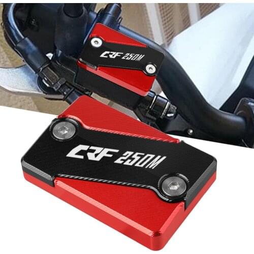 For HONDA CRF 250L/M CRF250M 2015 2016 2017 2018 2019 Motorcycle CNC Front brake Fluid Cylinder Master Reservoir Cover Cap Guard