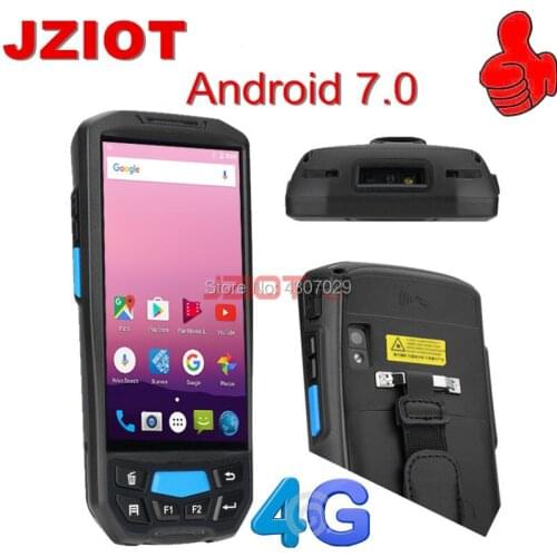 Touch Screen Android 7.0 Rugged PDA GPS 4G RFID 2D Barcode Scanner