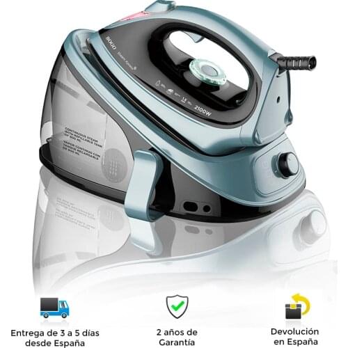 Professional ironing center, fast, powerful, portable, safe, clean, deposit, ironing center, steam iron