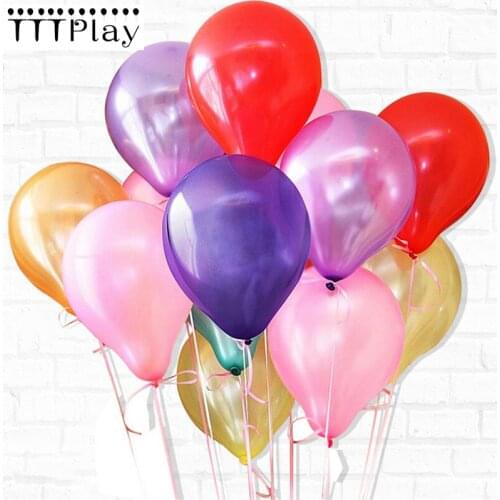 Purple Balloons 10pcs/lot 12inch Pearl Latex Balloons Inflatable Wedding Party Decoration Air Ball Happy Birthday Party Supplies