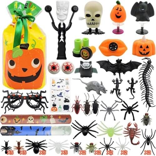 60pcs/26pcs Halloween Tricky Props Halloween Party Favors Tricky Toy Set For Kids Children Birthday Christmas Halloween Gifts
