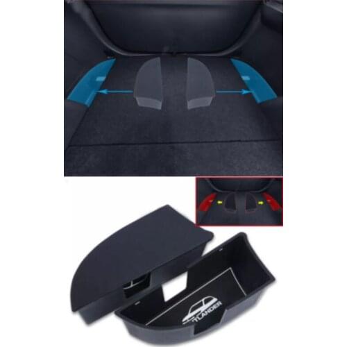Trunk storage box modification accessories interior modification tail box storage box For Mitsubishi Outlander 2018- 2019