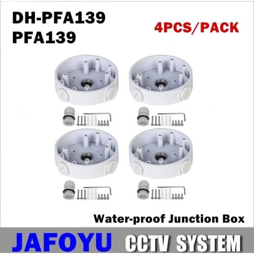 4PCS/PACK DH PFA139 Water-proof Junction Box DH-PFA139 for IR Eyeball Lite Fixed-focal Dome Network Camera CCTV Security Camera