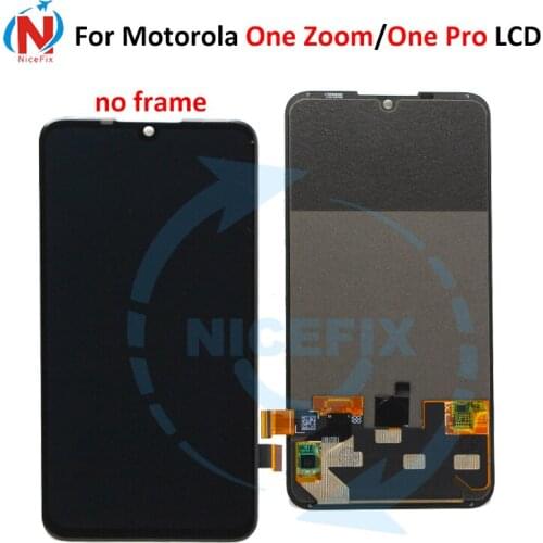 6.39" For Motorola One Zoom XT2010 Xt12010-1 Lcd Touch Screen Display Digitizer Assembly For Moto One Pro LCD