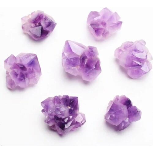 7pcs natural fantasy amethyst mineral specimens free shipping