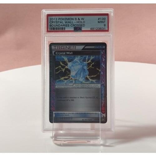 Acrylic Mini Display Stand Small Rack Shelf for Pokemon Card Commemorative Challenge Capsule Medal Holder for PSA, BGS and SGC