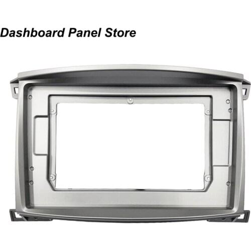 10 inch Car Fascia For Toyota Land Cruiser LC 100 2002-2007 Panel One Double Din Dash Installation Kit Car DVD Frame