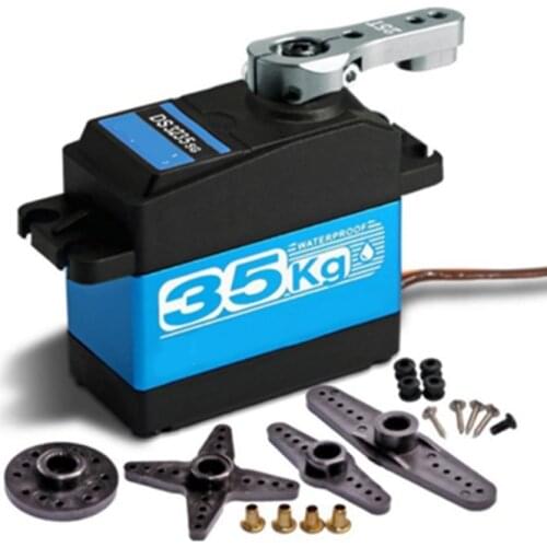 DS3235 35Kg High Torque Coreless Motor Servo Metal Gear Digital and Stainless Steel Gear Servo for Arduino Servo