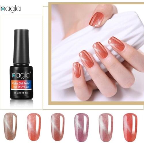 Inagla 15ml Starry Cat Eye Series Nail Gel Polish Soak off UV LED Nail Polish Lacquer Varnish Top Base Coat Manicure Art Salon