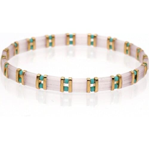 Go2boho Bracelets For Women Japan Summer Beach Jewelry MIYUKI Tila Beads Bracelet Bohemian Bileklik Pulseira Mujer Fashion Gift