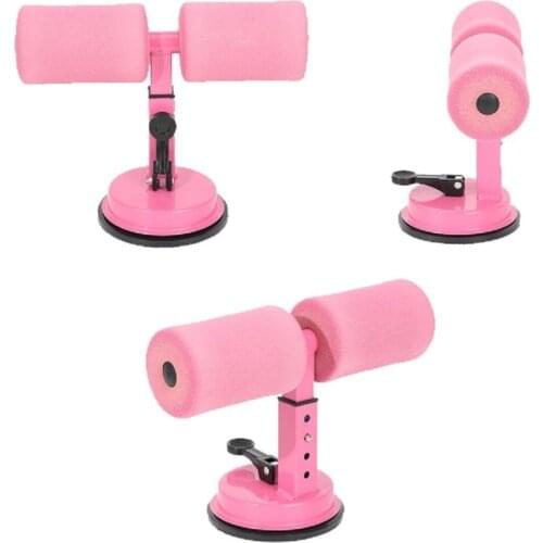 2021 New Workout High Quality Durable Suction Cup Sit-Ups Fitness Equipment PushUp Bar Abdominal Exercise Material Black Pink red