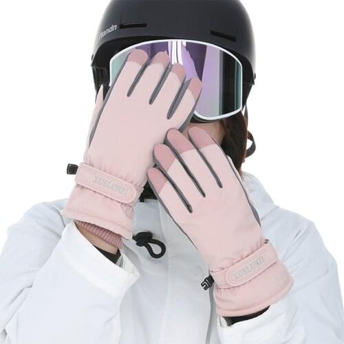 Ski Gloves Women Keep Warm Touch Screen Winter Gloves Autumn Warm Gloves Wrist Mittens Driving Ski Windproof Glove