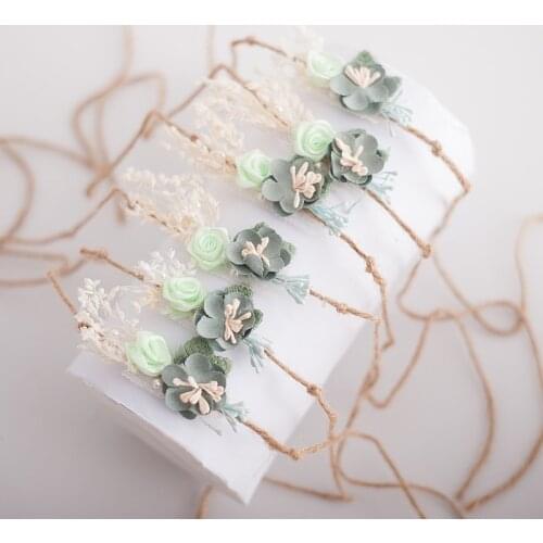 Baby Girl Headband Bowknot Hairband Kids Toddler Newborn Flower Headband Hair Accessories Newborn Photography Props