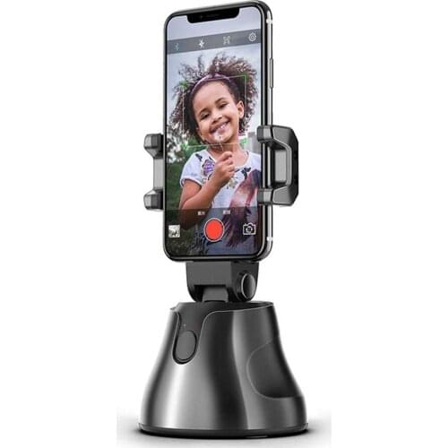 Selfie Stick 360°Rotation Auto Face & Object Tracking Smart Shooting Camera Phone Mount Vlog Shooting Smartphone Mount Holder