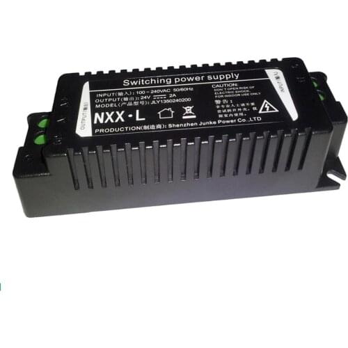 [Seven Neon]Free DHL shipping high quality ultral thin AC100-240V/DC 24V 2A 48W switching power supply,LED lighting driver