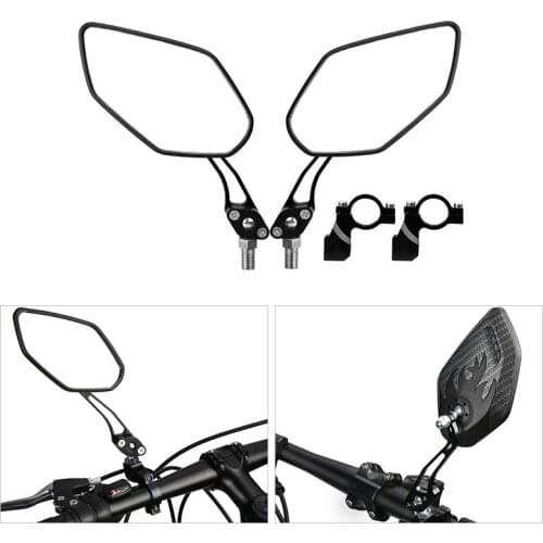 BIKEIN Bicycle Rear View Mirror Bike Cycling Wide Range Back Sight Reflector Adjustable Left Right Mirror