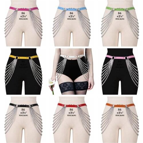 Harness for Women Punk Garter Accessories Belt Stockings Erotic Thigh Bands Underwear Sexy Lingerie Bondage Leather Leg Strap