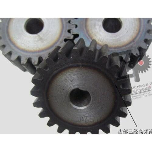 1.5mod gear pinion 61-70 teeth blank hole spur gear precision machinery industry 45 steel gear pinion frequency hardening