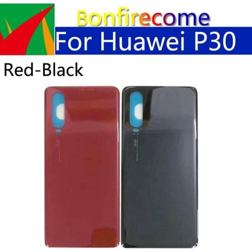 10Pcs\lot Battery Back Cover For Huawei P30 Back Battery Door Rear Housing Cover Case For Huawei P30 ELE-L09 L29 Chassis Shell