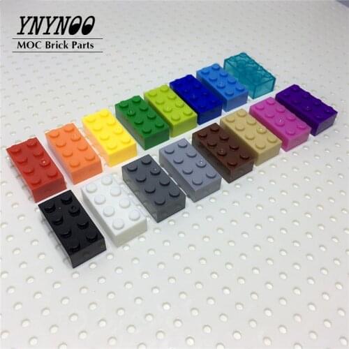 100Pieces/lot 3001 Brick 2 x 4 Building Blocks Bricks DIY Toys Parts Compatible with 72841 Early Education Training Kids Toys
