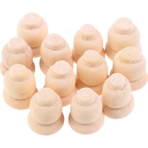 12pcs/lot 1:12 DIY Doll House Mini Furniture Parts Handmade Accessories Pocket Cabinets Tea Table Legs Sofa Legs