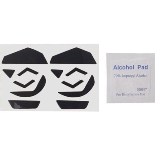 2 Sets 0.6mm Mouse Skates Mouse Stickers Pad for Logitech G502 Mouse