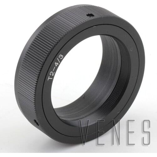 Pixco T2-OM4/3 lens adapter work for T2 T-2 to Olympus 4/3 E-5 E-7 E420 E620 E520 E-410 E-510 E500 E3 E510 E-300