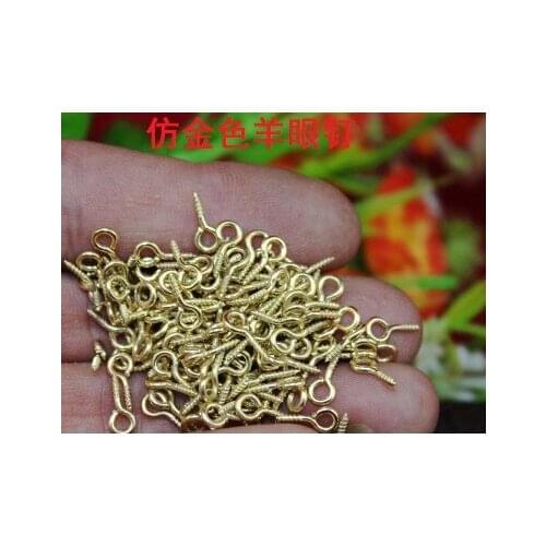Hardware accessories Accessories packaging decoration accessories 9MM golden nail accessories