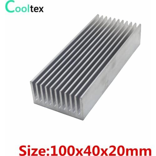 100x40x20mm Aluminum Heatsink heat sink for Electronic Chip LED IC Power Amplifier radiator COOLER cooling