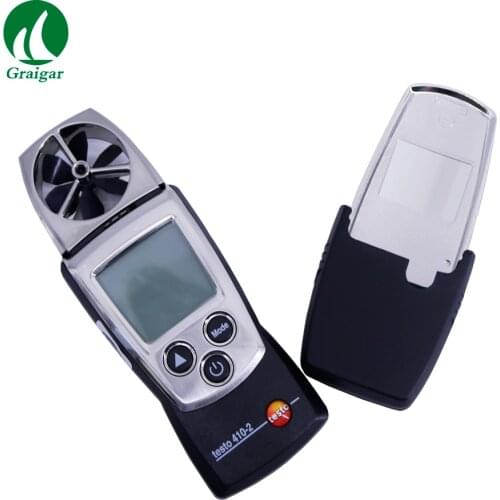 Testo 410-2 Vane Anemometer with Humidity Measurement Air Velocity Tester