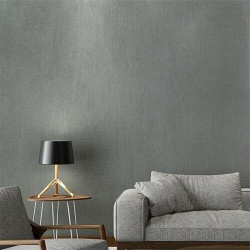 Beibehang Modern fashion Cement gray wallpaper roll pure color bedroom living room clothing tea shop 3d wallpaper
