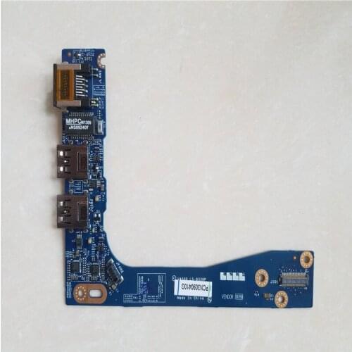 Free shipping for original M17x R5 LAN Port USB Board LS-9339P CN-0N1DX7 0N1DX7 100% test good