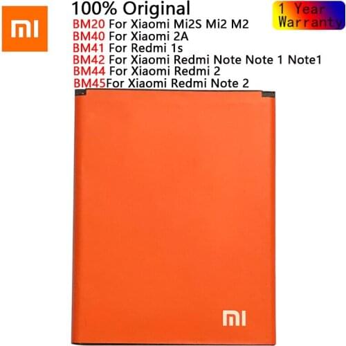 BM44 BM20 BM41 BM42 BM45 Battery For Xiaomi Redmi Note 2/Redmi Note Note 1/Redmi 1S/Redmi 2/Mi2S Mi 2 Batterij Accumulator