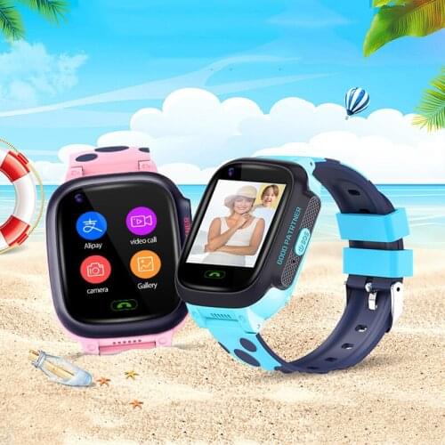 Kids Smart Watch 4G Video Call GPS Tracker Full Touch HD Screen Bluetooth WiFi Boy Girl Smartwatch with Camera for iOS Android