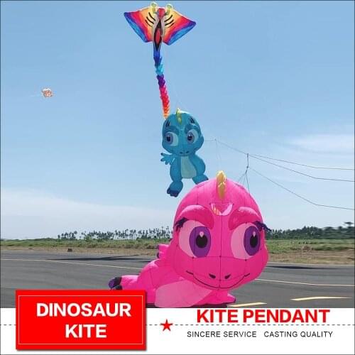 Dinosaur kite Softkite inflatable pendant for audlts kite windsock line laundry for outdoor fun show kites