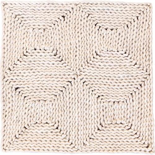 Futon square package vine straw tatami plus thick floating window cushions meditation Corn husks are about 1.5 cm thick