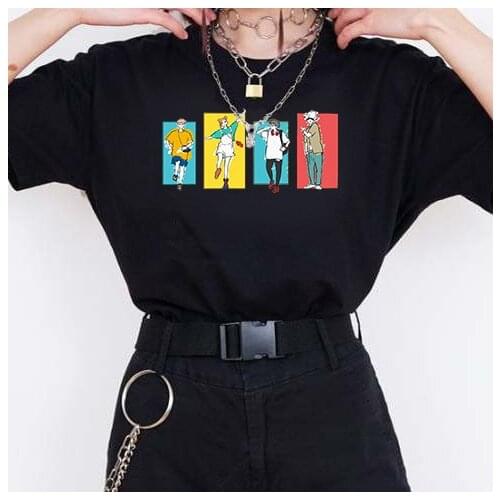 Summer Fashion Women Tshirt Harajuku Lady Letter Print T shirt Funny Female T-shirt Leisure Fashion Aesthetic Tshirt