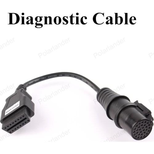 Hot sell OBD2 Cable Iveco Adapter For IVECO 30 Pin Cable Diagnostic Cable fast shipping