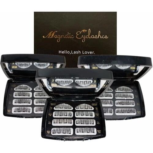 Magnet eyelash makeup eyelashes magnetic eyelash eyeliner eyelash curler easy to wear thick false eyelashes gift