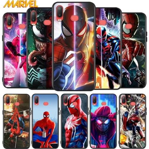 Marvel Spiderman Art for Samsung Galaxy A9 A8 Star A750 A7 A6 A5 A3 Plus 2018 2017 2016 Silicone Black Phone Case Soft Cover