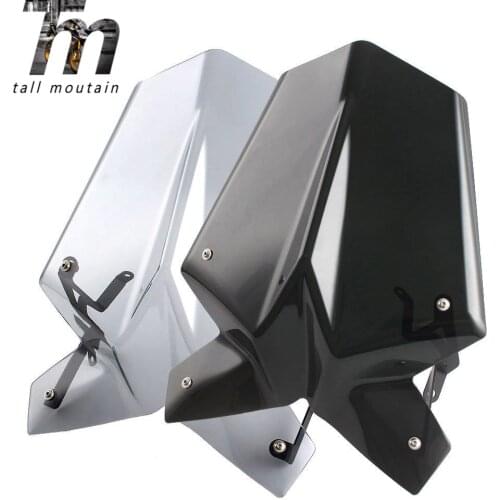 Motorcycle Windscreen for 2017 2018 2019 2020 KTM Duke SX RC 125 390 Windshield Airflow Wind Deflector Protector with Bracket DE