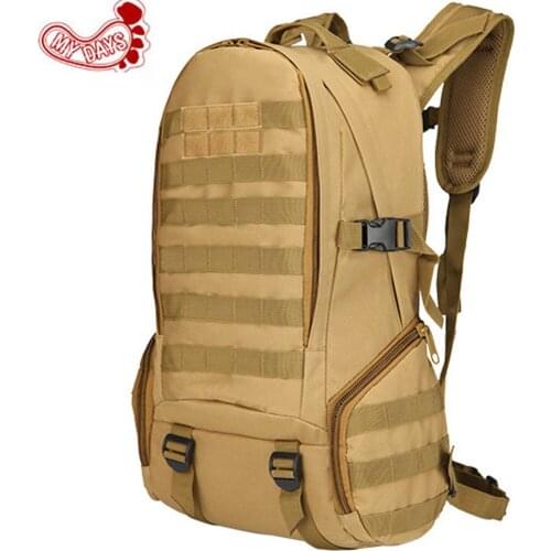 Cheap Professional 3P Men Outdoor Backpack for Sports Camping Military MOLLE Small Rucksack Bag Hunting Army Travel Climbing