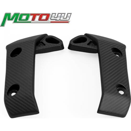 New Carbon Fiber Motorcycle Front Side Radiator Cover Guard Fairing Cowl 100% Matt For YAMAHA MT07 MT 07 MT-07 2018 2019 2020