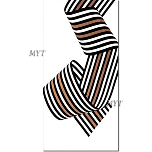 New Arrival Abstract Design Oil Painting Wall Hanging Canvas Hand Painted Silk Scarf Acrylic Painting Picture Wall Decor Art