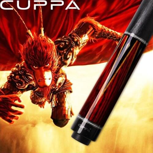 Original Cuppa Sunny Pool Cue 12.5mm Kamui Tip Professional Solid Wood Double Carbon Tube Technology Shaft with Excellent Gifts