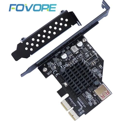 Add on card PCI Express 3.0 USB 3.1 PCI-E Card PCIe USB Adapter Raiser Type-E USB3.1 gen2 10gbps+USB2.0 Expansion Card