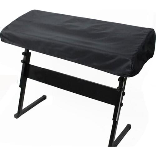 Durable 61/88 Key Electronic Digital Piano Cover Dustproof Foldable Piano Keyboard Cover Black