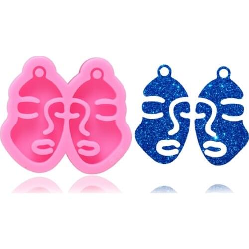 Earrings Keychain Jewelry Pendant DIY Casting Silicone Mould Crafts Making Tool Epoxy Resin Mold